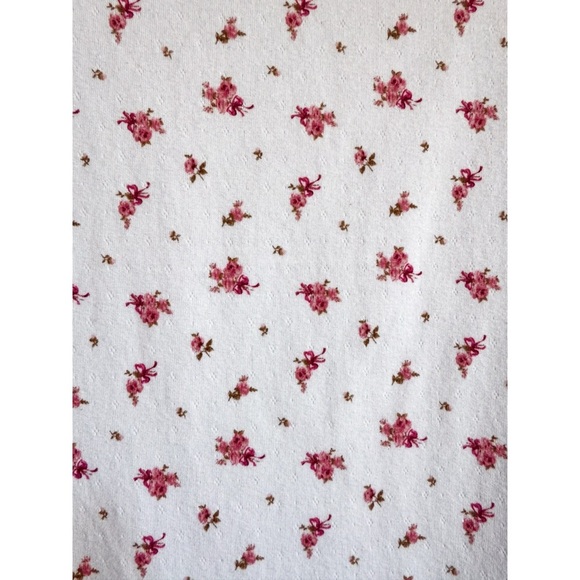 Sz M Forever 21 Cotton Ditsy Floral Mini Tube Dress In White NWT - Picture 3 of 4